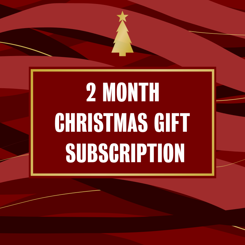 Christmas Organic Gift Subscription - 2 Month