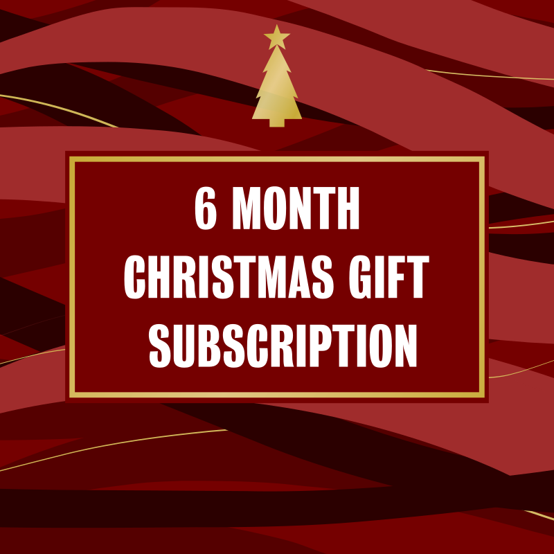 Christmas Organic Gift Subscription - 6 Month