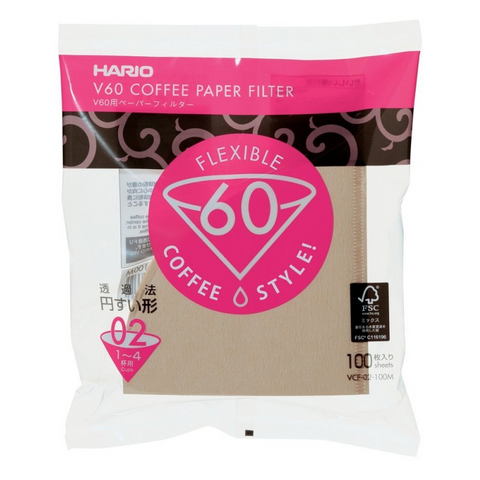 Hario V60 Filter 2 cup Paper Misarashi - The Devon Coffee Company Ltd